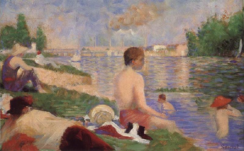 Georges Seurat Bathers China oil painting art